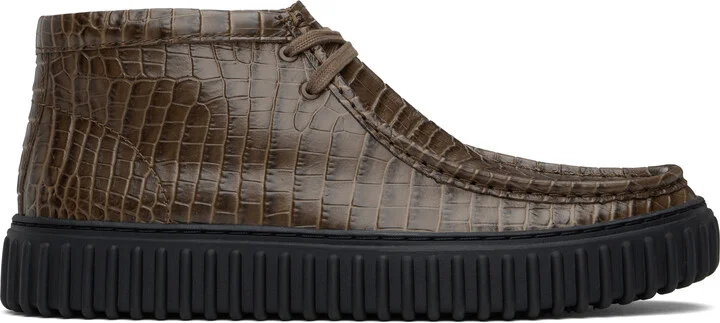 Martine Rose Brown Clarks Edition Torhill Desert Boots