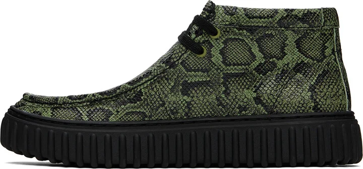 Martine Rose Green Clarks Edition Torhill Desert Boots - Image 3