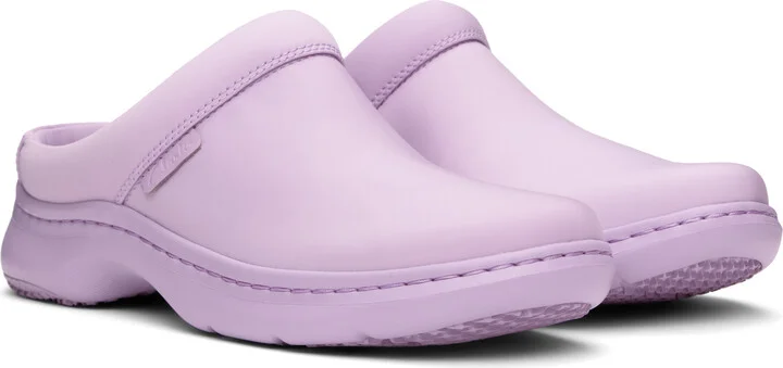 Martine Rose Purple Clarks Edition 2 Clogs - Image 4