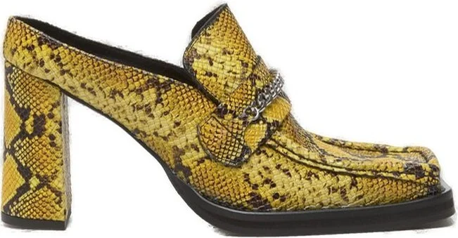 Martine Rose Square Toe Heel Pumps