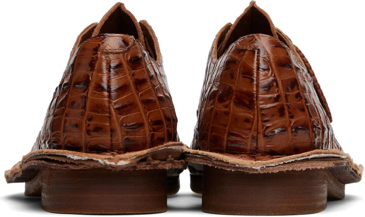 Martine Rose Tan Clarks Edition Classic Derbys - Image 2