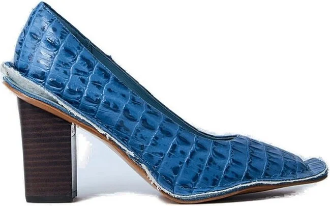 Martine Rose X Clarks Embossed High-Heeled Pumps