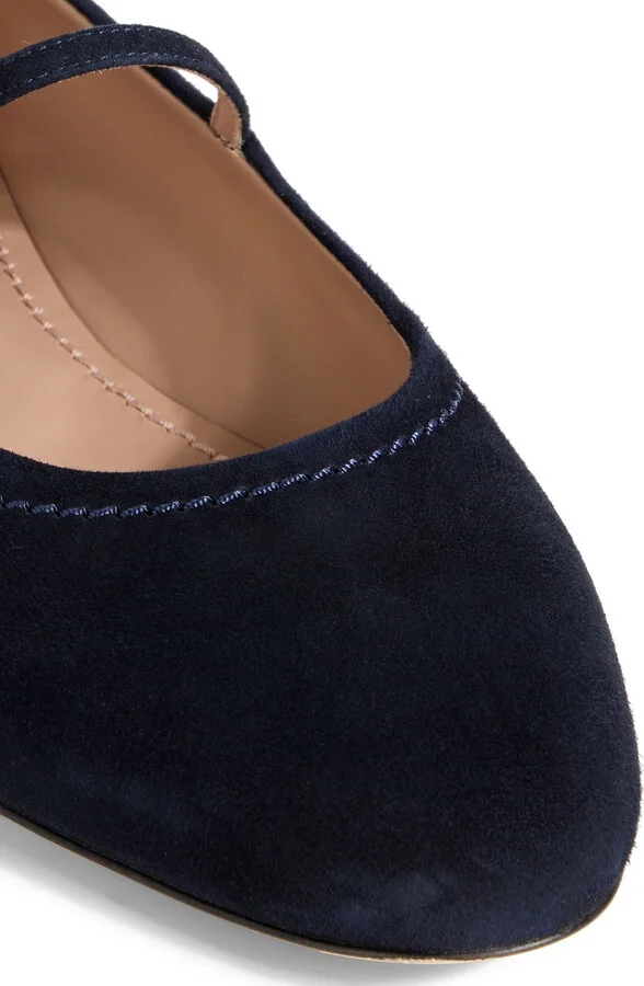 Martine suede Mary Jane flats - Image 4