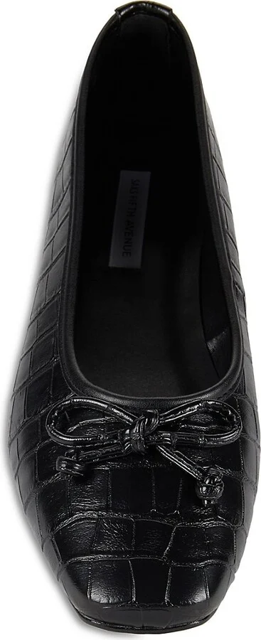Martine Textured Ballet Flats - Image 5