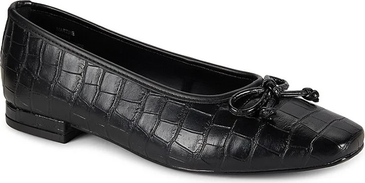 Martine Textured Ballet Flats - Image 2