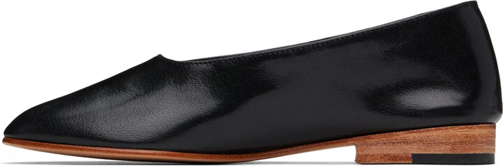 Martiniano Black Glove Ballerina Flats - Image 3