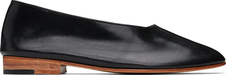 Martiniano Black Glove Ballerina Flats