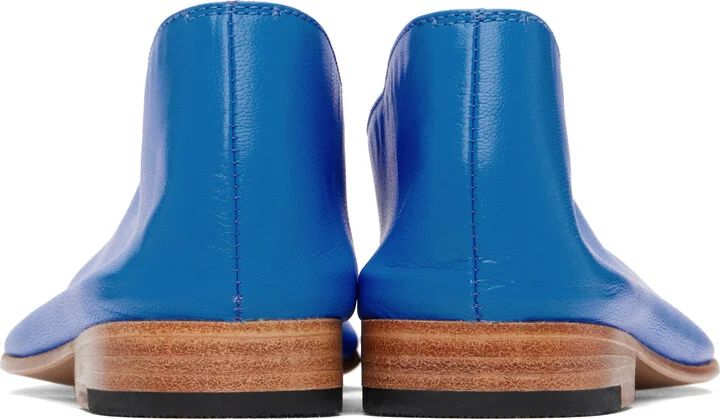 Martiniano Blue Glove Ballerina Flats - Image 2