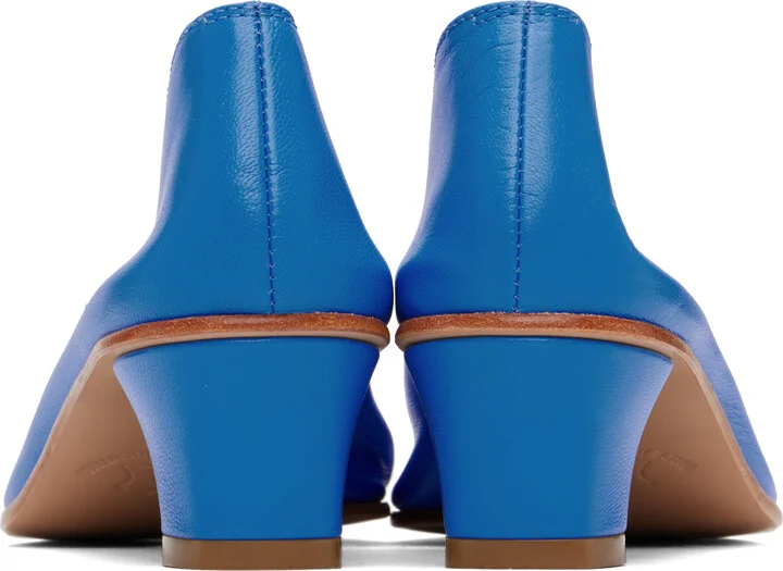 Martiniano Blue High Glove Heels - Image 2