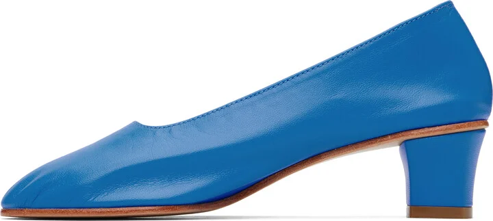 Martiniano Blue High Glove Heels - Image 3