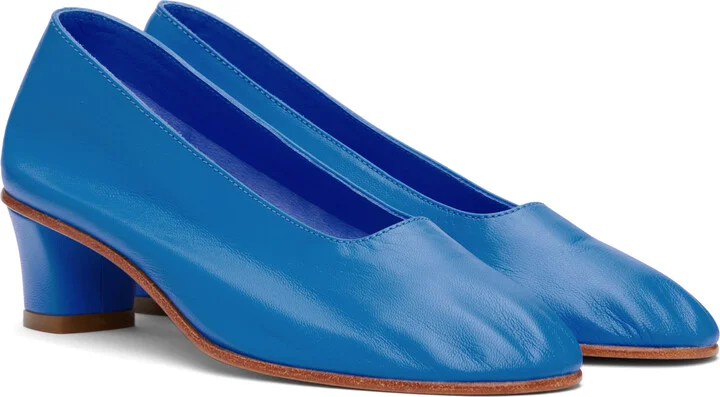 Martiniano Blue High Glove Heels - Image 4