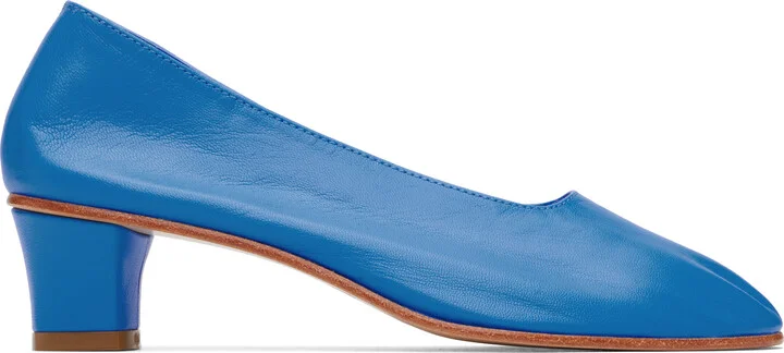 Martiniano Blue High Glove Heels