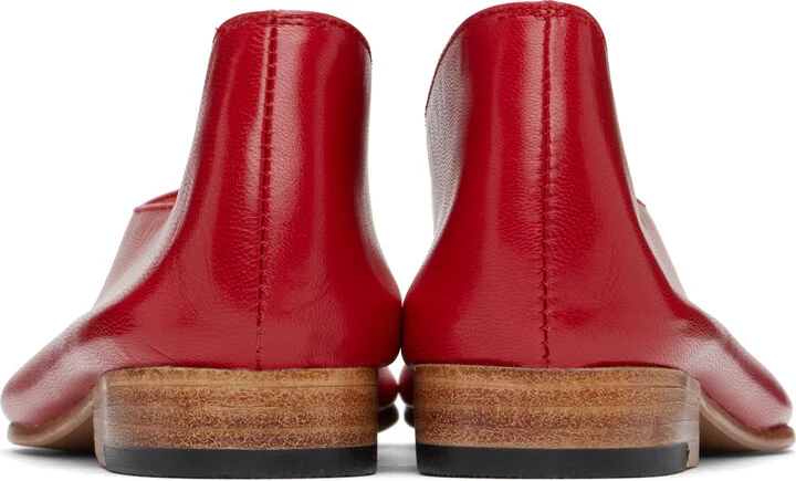 Martiniano Red Glove Ballerina Flats - Image 2