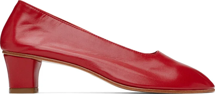 Martiniano Red High Glove Heels