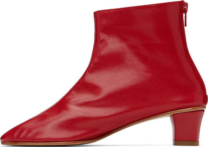 Martiniano Red High Leone Boots - Image 3