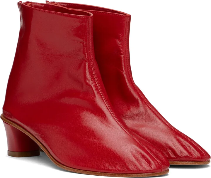 Martiniano Red High Leone Boots - Image 4