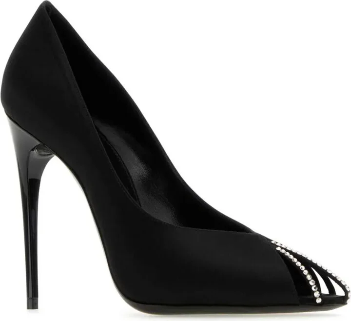 Martinique 110mm satin pumps - Image 2