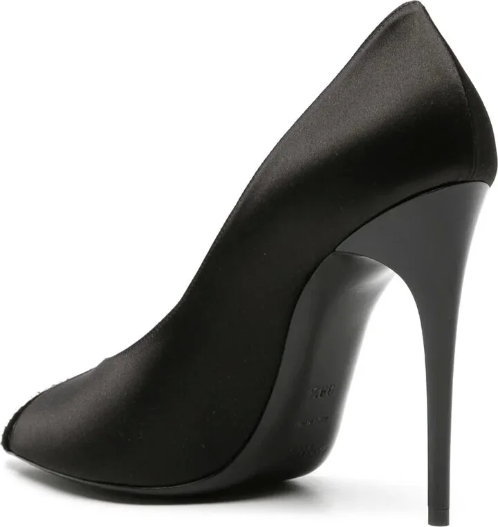 Martinique 110mm satin pumps - Image 3