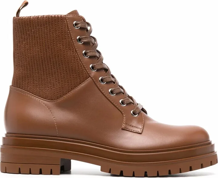 Martis 20 ribbed-detail combat boots