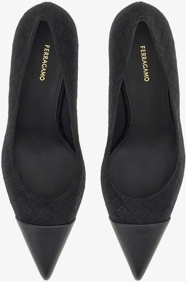 Marty 70 Monogram Jacquard Pumps - Image 2