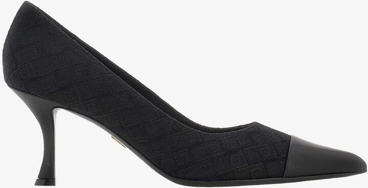 Marty 70 Monogram Jacquard Pumps