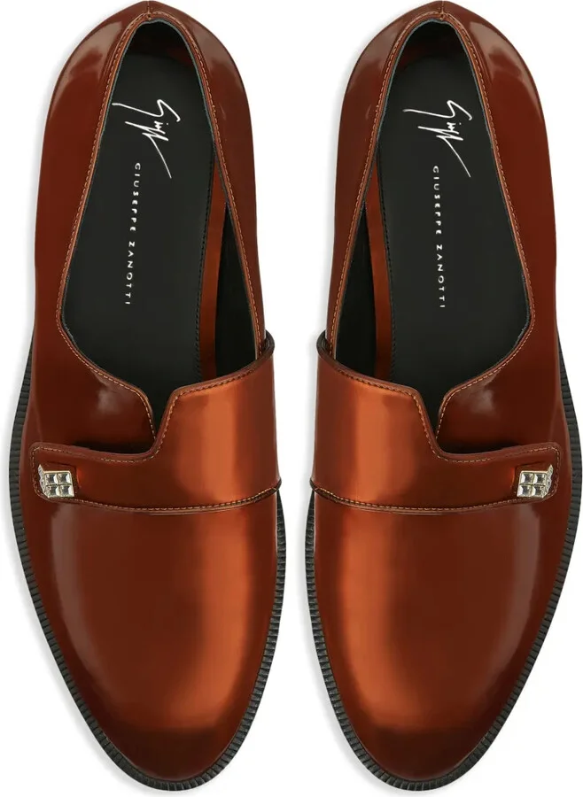 Marty metallic-effect loafers - Image 4