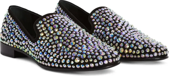 Marvin Caleido crystal-embellished loafers - Image 2