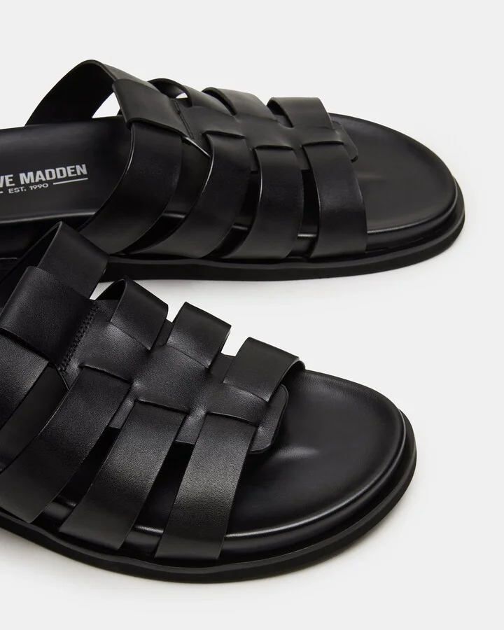 Marvyn Black Leather - Image 3