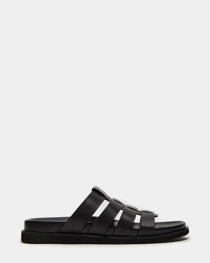 Marvyn Black Leather