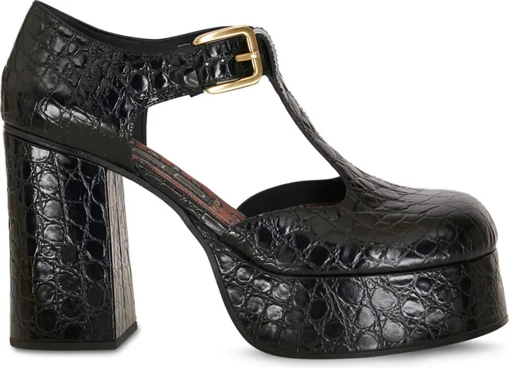 Mary Jane 110mm round-toe pumps