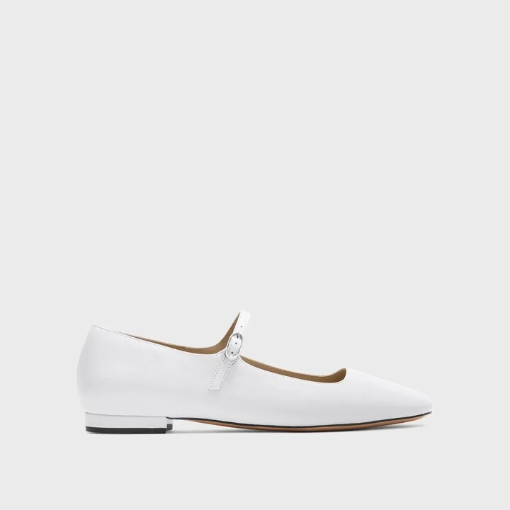 Mary Jane Ballerina Flat in Leather - Image 3