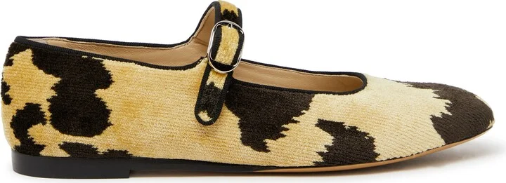 Mary Jane Bevilacqua velvet ballet flats - Image 2