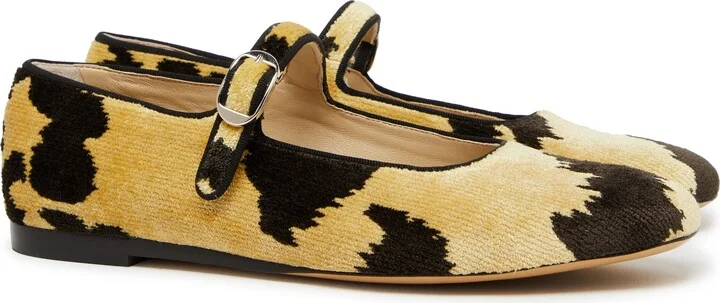 Mary Jane Bevilacqua velvet ballet flats - Image 3
