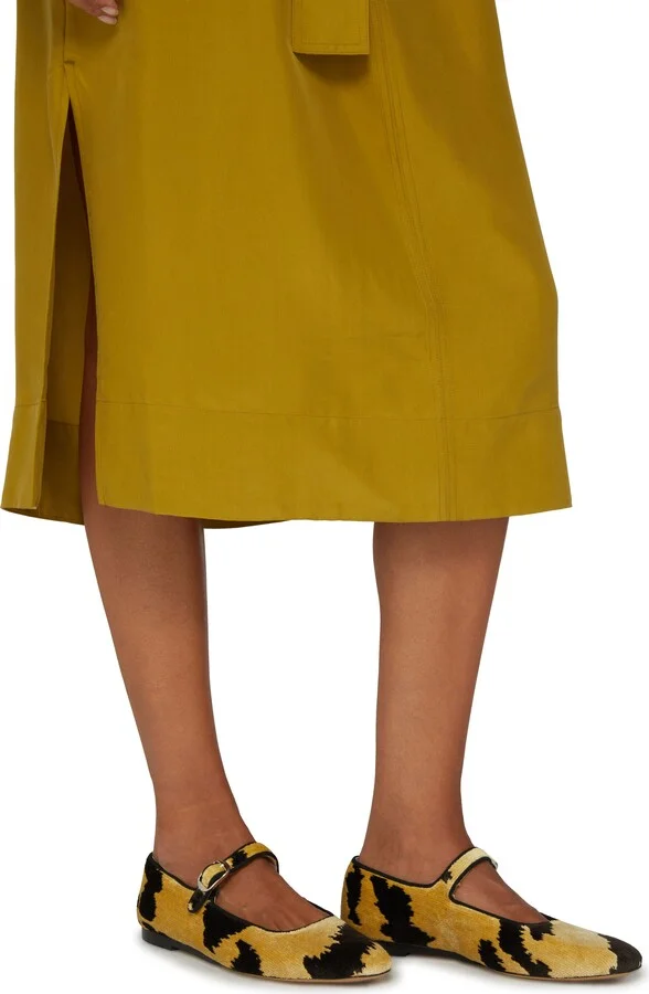 Mary Jane Bevilacqua velvet ballet flats - Image 8