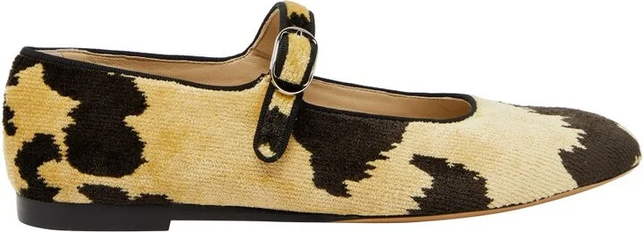 Mary Jane Bevilacqua velvet ballet flats - Image 9