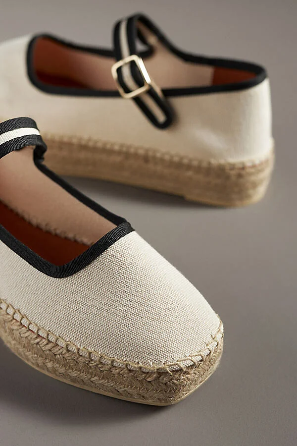 Mary Jane Espadrille Flats - Image 3