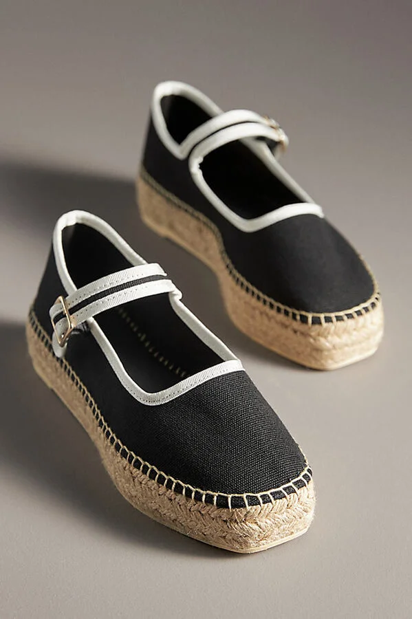Mary Jane Espadrille Flats - Image 2