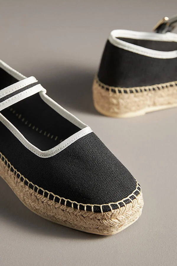 Mary Jane Espadrille Flats - Image 3