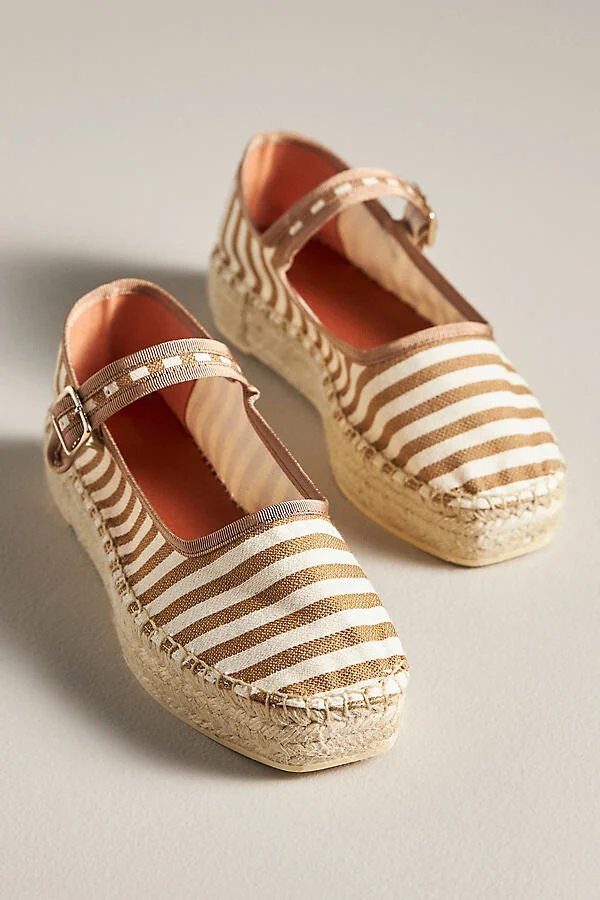 Mary Jane Espadrille Flats - Image 3