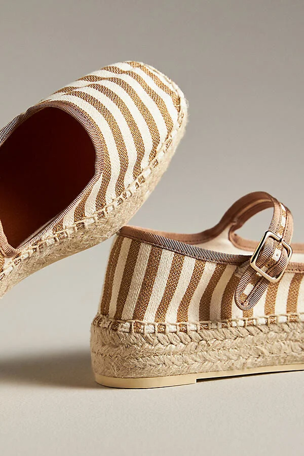 Mary Jane Espadrille Flats - Image 4