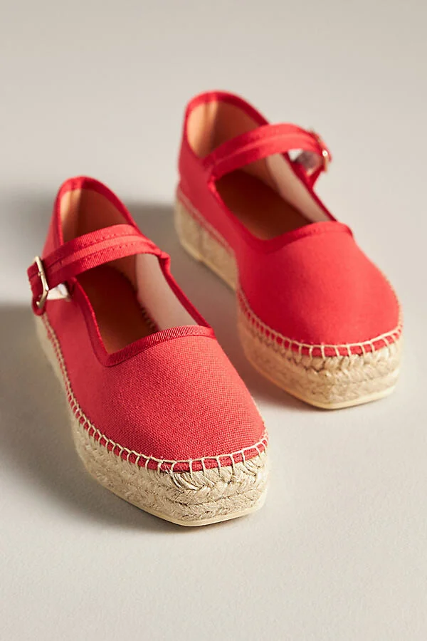 Mary Jane Espadrille Flats - Image 3
