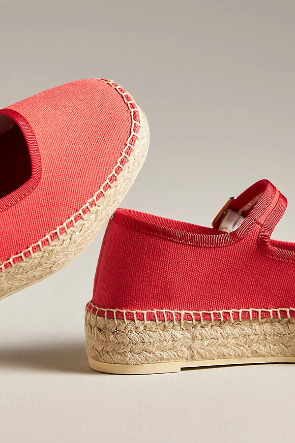 Mary Jane Espadrille Flats - Image 4