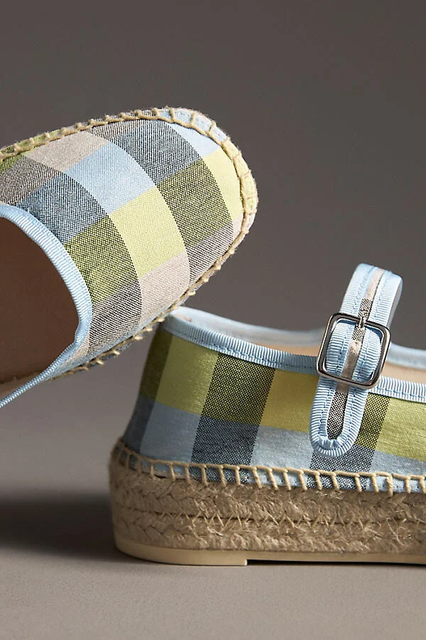 Mary Jane Espadrille Flats - Image 3