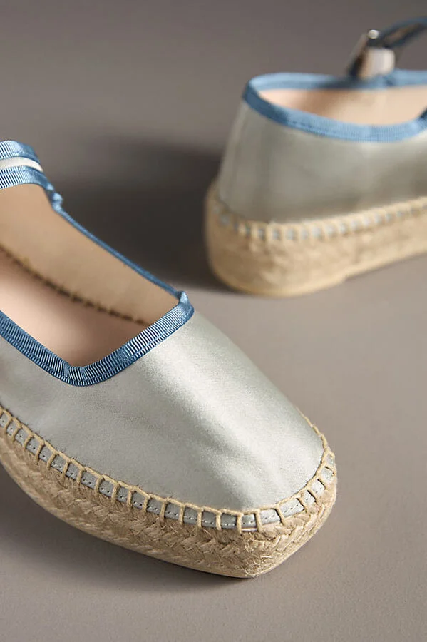 Mary Jane Espadrille Flats - Image 3