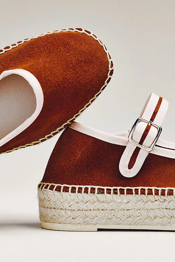Mary Jane Espadrille Flats - Image 3