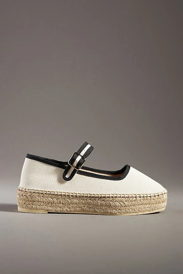 Mary Jane Espadrille Flats