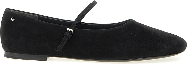 Mary Jane Flat Shoes Black