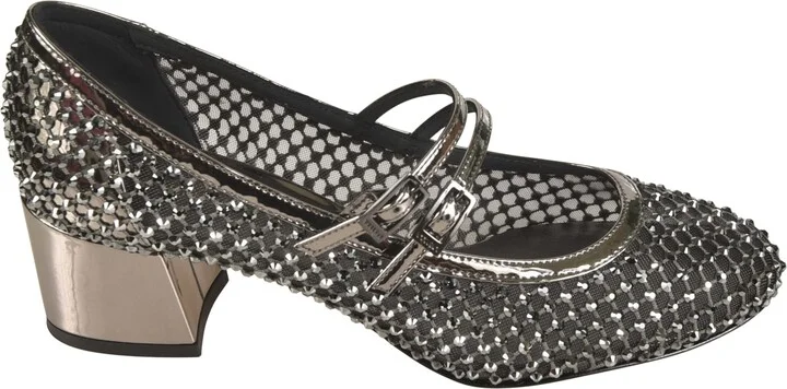 Mary Jane Gilda Stocking Pumps