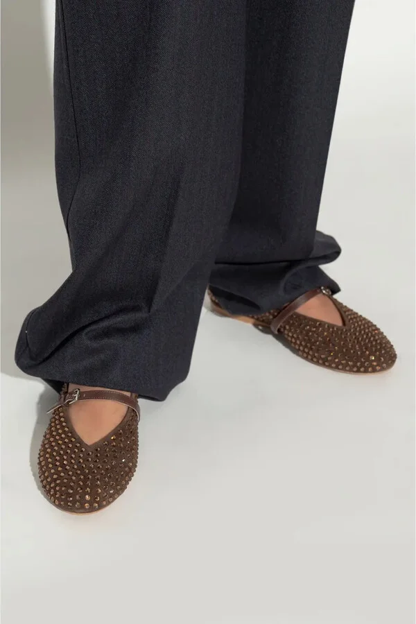 Mary Jane leather balleriana shoes - Image 2