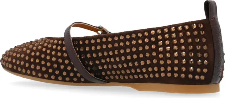 Mary Jane leather balleriana shoes - Image 5